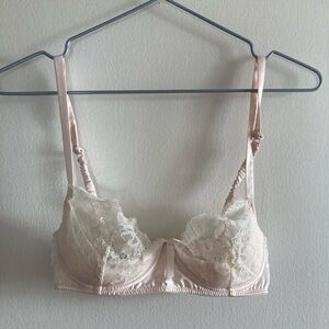 Lacy balconette bra - 32C